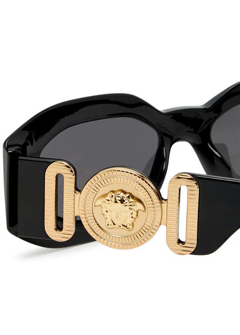 harvey nichols versace sunglasses|Versace Medusa Rectangle Sunglasses in Black.